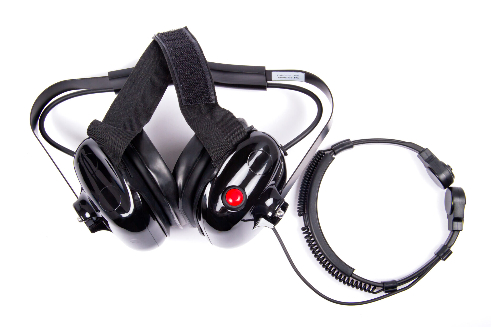 G3 Behind-the-head style headset, boom mic or throat mic option - Image 4
