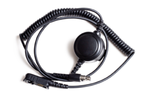 PTT cable for Motorola slide lock portable radios
