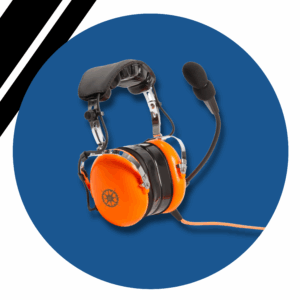 GS1 RAMP2   15-FT STRAIGHT CORD   PTT ON EAR CUP