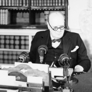 Winston_Churchill_at_a_BBC_microphone